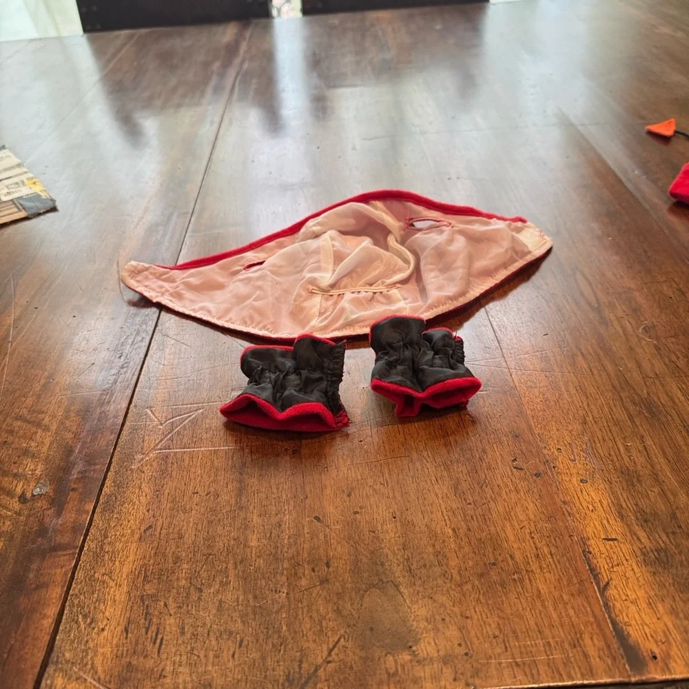 Halloween Red Devil Costume Set for Pets